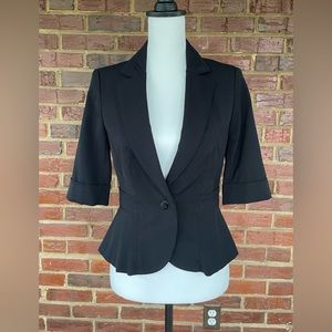 WHBM Black Blazer NWT